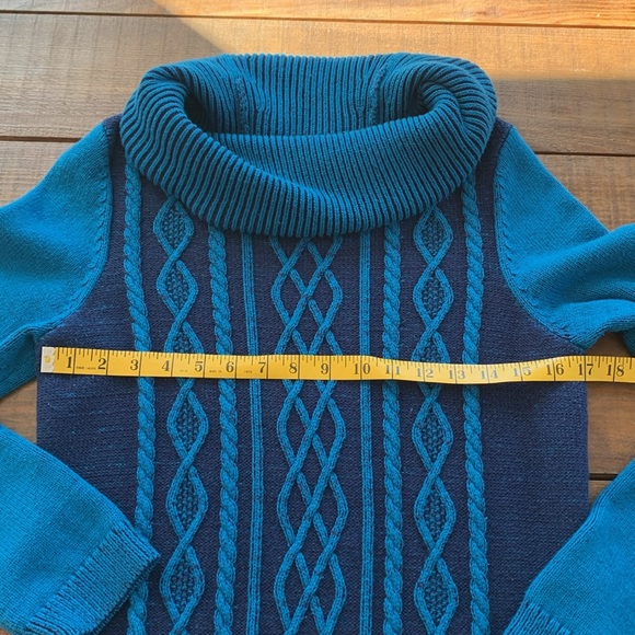 Tommy Hilfiger Blue Sweater Dress, Large - Picture 8 of 13